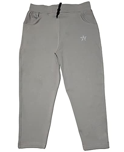 Image of STARLATH Boy's Regular Fit Track Pants, 4 Way Lycra Active Wear Sports Lower for Kids, Workout Trouser and Pajama