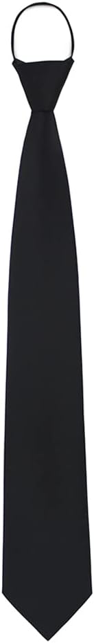 NEOVATClassic Men'sTie condolence black Zipper Automatic necktie Print Necktie Great for Weddings, Groom, Groomsmen, Missions, Dances, Gifts. NEOVAT ties have a luxurious luster and soft texture.