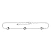 Produktbild Thomas Sabo -Fußkettchen 925_Sterling_Silber AK0016-643-14-L27v, Totenköpfe