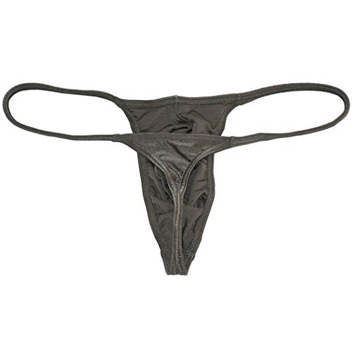 Men's Micro Thong Drawing String Mini Bikini Guys Underwear Narrow Pouch Male Shiny T-Back Lingerie4