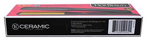 Kiss Products Hot Beauty Flat Iron, 1.5 Inch, 1 Pound miniatura 2