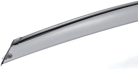 WellVisors Window Visors Wind Deflectors Compatible with Jeep 2014-2022 Cherokee with Black Trim Rain Guards