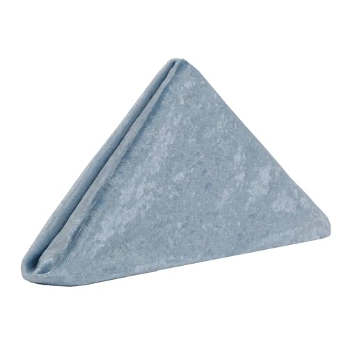 Paquete de 10 Servilletas de Terciopelo Aplastado 20 pulgadas miniatura 1