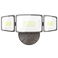 Onforu 60W Flood Lights Outdoor, 6000LM Brightness Security Lights Switch Controlled, 3 Adjustable Heads, IP65 Waterproof, 6500K Wall Mount Exterior LED Flood Light