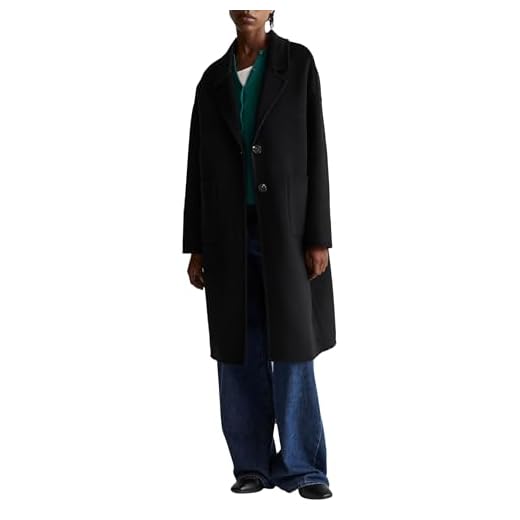 United Colors of Benetton Mantel, Schwarz, M