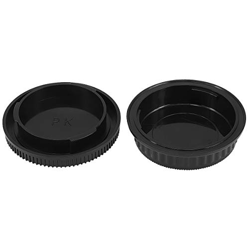 Haoge KKG-PK Camera Body Cap And Rear Lens Cap Cover Kit For Pentax K Pk Mount Camera Lens Such As K-7 thumb #3