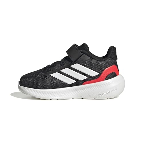 Image of adidas Baby Marvel Run Falcon 5 Elastic Lace & Strap Shoe