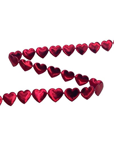 TOMASELLI MERCERIA Bolso Ritagliabili Tela Acolchada Lamè Effetto Lucido 1 C - Rojo