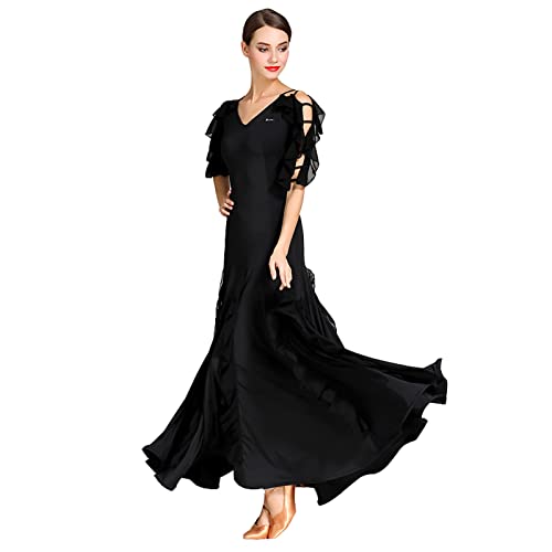 Jupe de flamenco longue et robe de danse latine pour entraînement