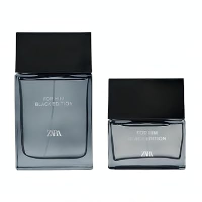 Zara For Him Black Edition Set Perfume for Men Timeless Oriental Scent with Nutmeg, Orange Blossom & Cedar Fragrance Eau de Toilette EDT 100ml (3.4 fl. oz) + 50ml (1.7 fl. oz)