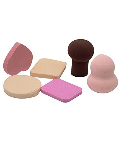 PS CREATIONS 6-in-1 Makeup Sponge (Multicolour)