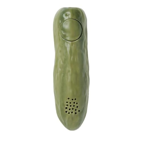 DreamsCT Pickle Electronic Modeling Toy, Yodeling Microphone in Cucumber Shape, Green