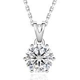 【Ideales Geschenk】Diese Silberkette Damen 925 mit Moissanite Diamant Anhänger wird mit GRA-Zertifizierung und Grußkarte in einer schönen Geschenkverpackung geliefert. Perfekt Geschenkidee für Freundin, Frau, Mutter zum Jahrestag, Geburtstag, Muttertag, Neujahr, Valentinstag. Schenken Sie Ihren Liebsten ein paar Überraschungen