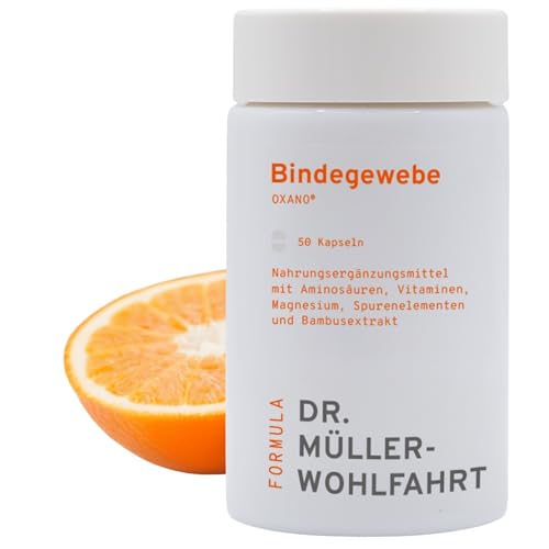 oxano® bindegewebe Kapseln – Müller-Wohlfahrt | Mikronährstoffe mit Vitamin C, Zink & Mangan | Mit Aminosäuren & Bambusextrakt (Siliciumquelle) | Nahrungsergänzungsmittel | 90 Kapseln