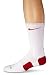 Nike Elite Basketball Crew Socks (Large, WHITE/VARSITY RED/VARSITY RED)