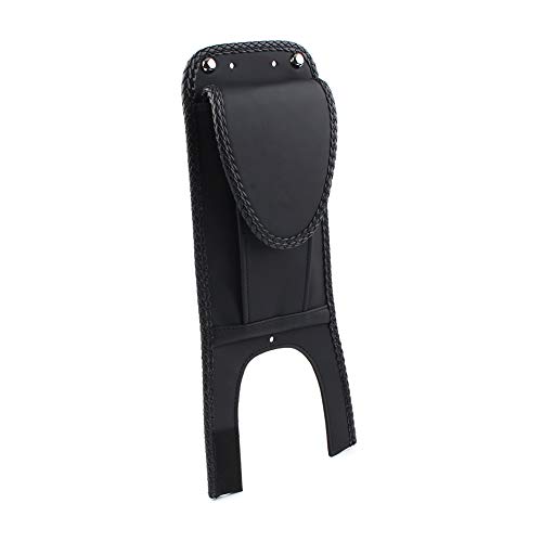 Cninba13 PU Leather Tank Cover Panel Pad Bib W/Pouch for Harley Davidson Softail Fat Boy FXST FXSTB FLST