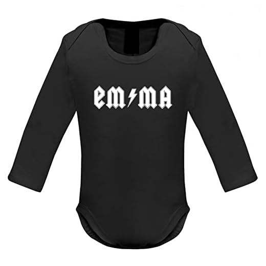 Body bebé ACDC personlizado, regalo ideal para cumpleaños bebé, regalo primer año, regalo rockero