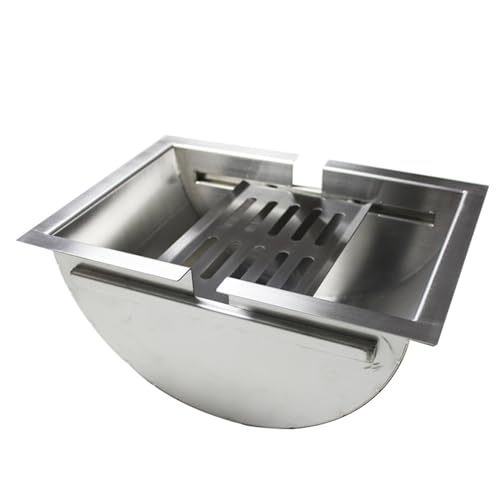 Bandeja de acero inoxidable para evitar pérdidas de monedas en ventanillas 2
