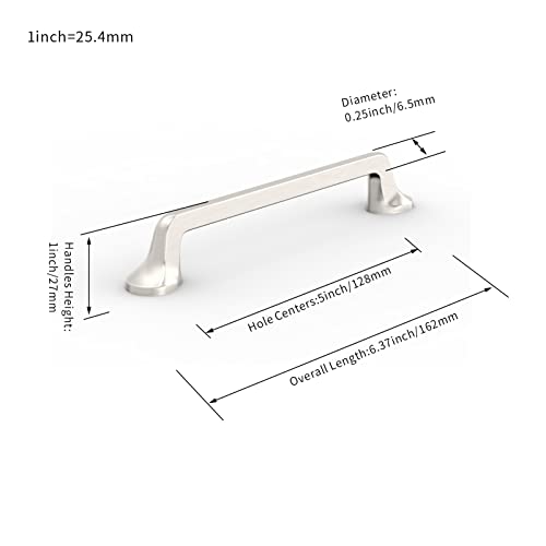 FURNIWARE 10 Pack Cabinet Pulls, Hardware Drawer Handles, Zinc Alloy Kitchen Cabinet Door Handles Pull - Image 4