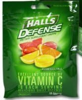 Miniatura 2 de Lote de 4 bolsas Halls Defense Vitamina C Gotas 14 unidades por bolsa
