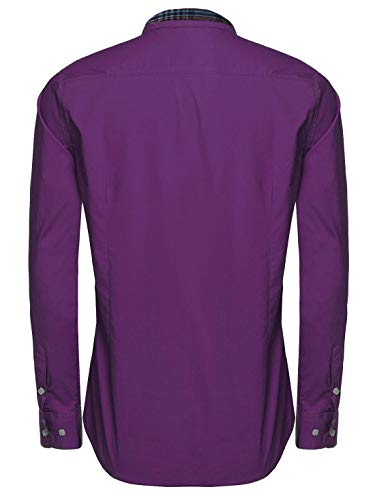 Image of DEELMO Men's Solid Regular Fit Shirt