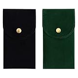 Custodia per Orologio da Viaggio, 2 Pezzi Portatile Orologio Sacchetto, in Flanella, Pouch...