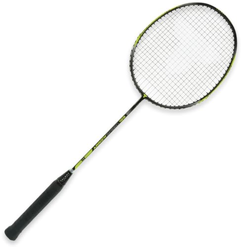 Talbot-Torro Badmintonschläger Arrowspeed 199 – Graphit-Composite Freizeit- & Schulsport Racket – Powerwaves für mehr Trampolin-Effekt – Airflex-Griff – 98 g – One Piece Optic