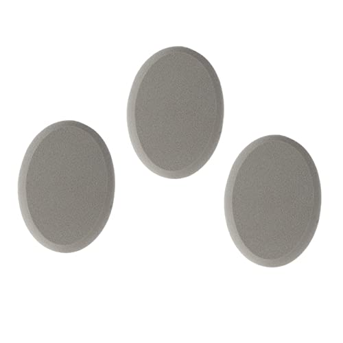 VICASKY Cosmetic Cushion Loose Powder Puff Makeup Blusher Applicator Oval Powder Applicator for Foundation