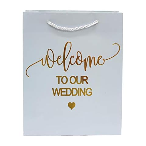 'Welcome to Our Wedding' Gift Bag, Set of 12 Cover