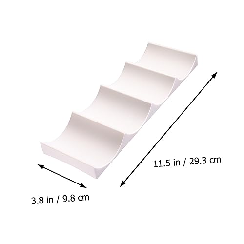 Set de 4 soportes estables para botellas de vino miniatura 4