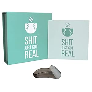 LILEJO lustiges Geschenk zur Geburt – Nasenklammer zum Windeln wechseln – Baby Geschenk für Baby Party oder Gender…