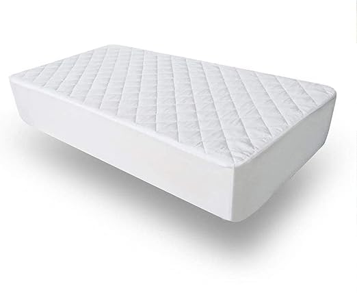 QAYAM Quilted Super King 30CM Mattress Protector Deep Stretch Skirt Anti Allergy Breathable Lightweight Fitted Mattress Topper Cover-NOT WATER PROOF (Super King-182x200+30) - Image 4