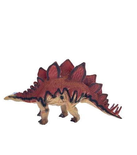 BLUECHOLON Dinosauri Giocattoli, Dinosauri Figure, Educativo Realistico Animali Giocattoli per Bambini 4 5 6 7 Anni, 20 CM, Dino, Rex. (Stegosaurio)