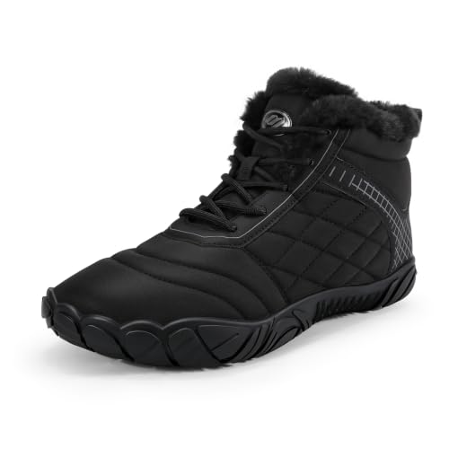 Image of Snow Boots for Women Winter Warm Fuzzy Non Slip Ankle Boots