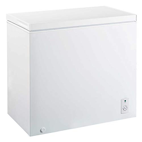 FrigeluX - Congélateur Coffre CCO202BF - 35h d’Autonomie - Thermostat Mécanique - Format Compact - Pose Libre - 2 Pieds Réglables - 42 db - Garantie 2 ans - Blanc Cover
