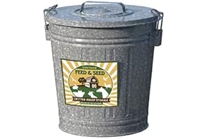 Woodlink Rustic Farmhouse Bird Seed Storage Container - Perfect for Outdoor Bird...