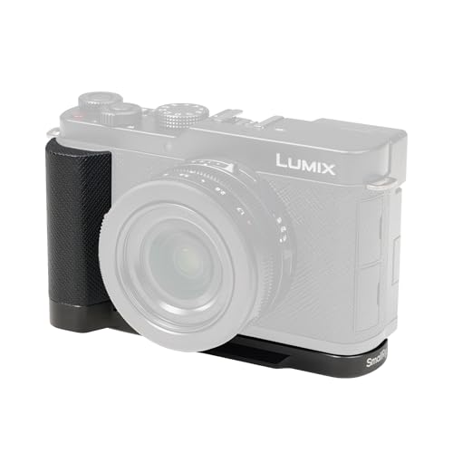 SMALLRIG Empuñadura en forma de L para Panasonic LUMIX L10, mango lateral ergonómico, placa de liberación rápida para Arca Swiss, compatible con trípodes, fácil montaje – (negro) 5700