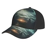 Photo Gallery pphgut ufo at night - berretto da baseball con stampa confortevole, in rete, elegante, estivo, per sport all aria aperta, viaggi, classico, vintage, nero Photo Gallery pphgut ufo at night - berretto da baseball con stampa confortevole, in rete, elegante, estivo, per sport all aria aperta, viaggi, classico, vintage, nero