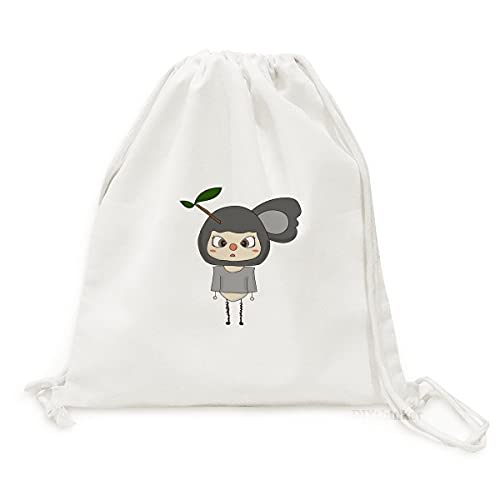 Sac à dos en toile UU avec cordon de serrage motif paresseux Cora
