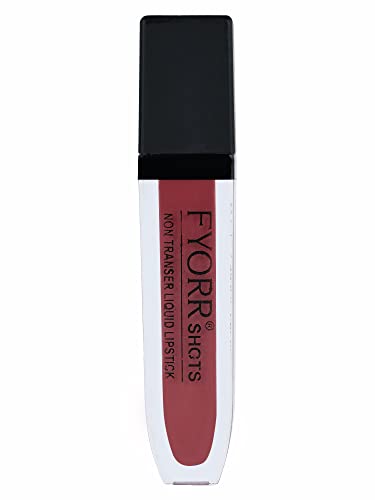 Image of Ultra Pigmented Smudeproof Super Hydrating Single Coat Application Matte Liquid Lipstick, 6ml (Paraben Cruelty Free) (Pinky Rest)