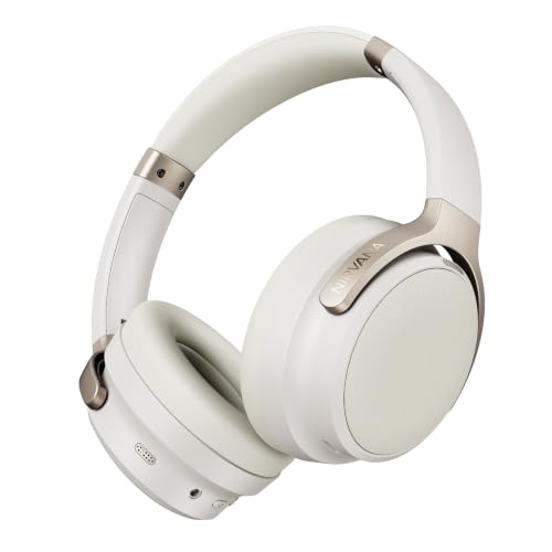 Image of boAt Nirvana Eutopia 2 ANC, (~45dB) Adaptive Hybrid ANC, 80H Playtime, 3D Spatial Audio, Dual Drivers, Hi-Res Ldac, ASAP Charge, AI-ENx and Adaptive Fit Wireless Bluetooth Headphones (Utopian White)