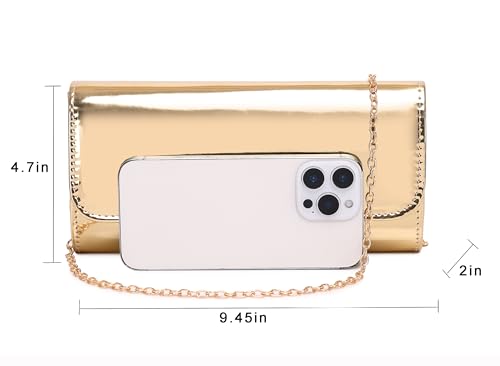 Image of Women Patent Leather Wallets Fashion Clutch Purses Evening Bag Many colors Handbag