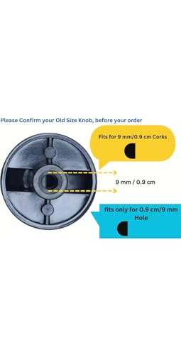 Image of Gas Stove Knob Suitable for Prestige Stove for Glass Tops-On /Off Gas Stove Knob (Pack of 4)