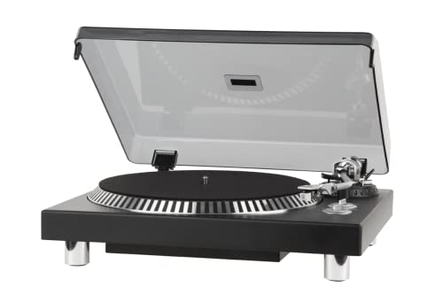 Krüger&Matz KM0517 TT-602 Platine Vinyle Noir/argenté - Les Beatles, Paul McCartney, John Lennon, RIngo Starr, George Harrison Krüger&Matz KM0517 TT-602 Platine Vinyle Noir/argenté