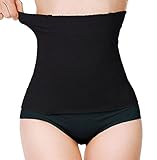 Waist Trainer Shapewear For Weight loss Tummy Control Body Shaper Breathable Waist Cincher,Black,US 4-8/Waist 24'-28'(Tag M/L)