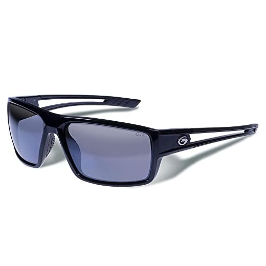 Gargoyles womens Polarized Gargoyles Rampart Performance Sunglasses Silver Mirror Lens, Black Frame/Silver Lens, 64mm US