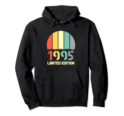 Camiseta vintage 1995 para hombre, edición limitada, cumpleaños 1995 Sudadera con Capucha