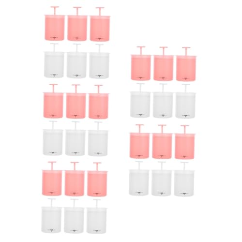 Beavorty 5 Juegos Espuma Limpiadora Facial Gel De Baño Vaso Limpiador Jabón Liquido Para Lavar Manos Rellenar Botellas Para Hacer Espuma Líquido Loción Corporal Bomba Páginas 6 Piezas * 5