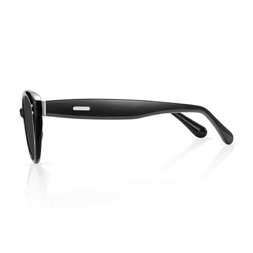 Image of Vintage Cat Eye Sunglasses Trendy Acetate ShadesUV400, Exclusive Brand of EssilorLuxottica