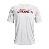 0 Under Armour Tech 2.0 Wordmark Camiseta de Manga Corta, Hombre, Gris, M